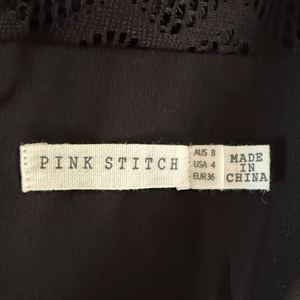 Pink Stitch | Lace Dress with Tassel Bottom - Picture 7 of 10